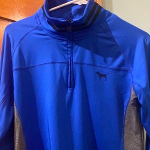 Victoria secret PINK size medium three quarter zip long sleeve top